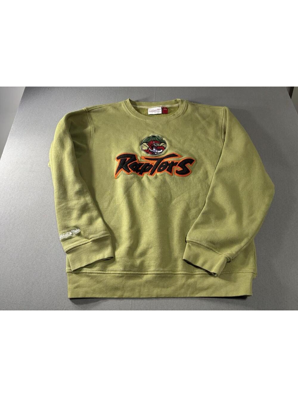 Mitchell & Ness Toronto Raptors Sweatshirt Mens L Green Classic Logo